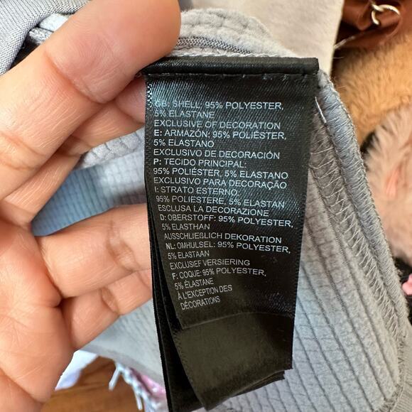 The North Face Men's Mountain Peaks Quarter Zip Fleece Gray Size Large - Picture 9 of 16